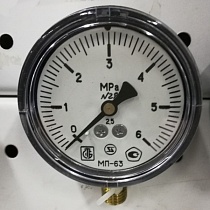 Манометр МП63мм 6,0МПа Ду12